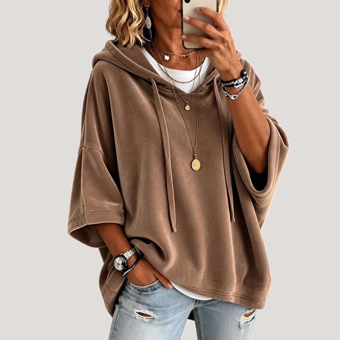 Sweat à Capuche Femme Oversize