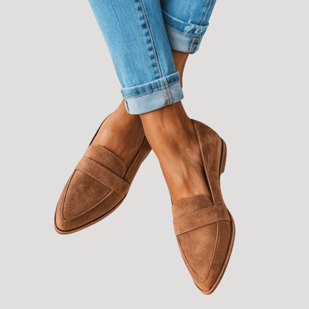 Mocassins femme en suédine confort légers et élégants