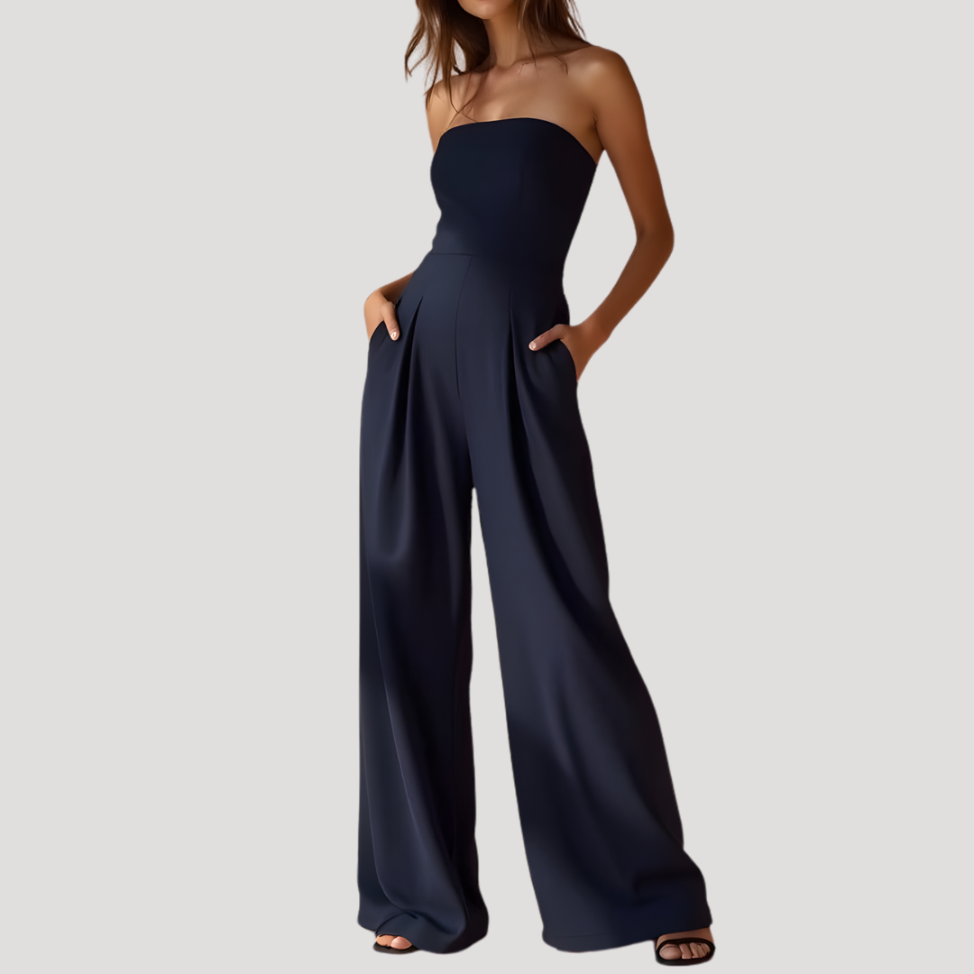 Combinaison Femme Chic Bustier Fluide