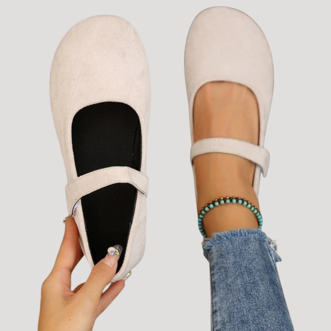 Ballerines femme confort à bride