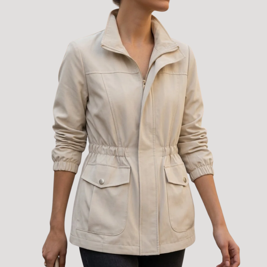 Veste utilitaire femme à taille ajustable