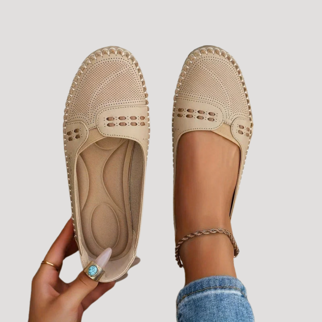 Mocassins confort femme respirants