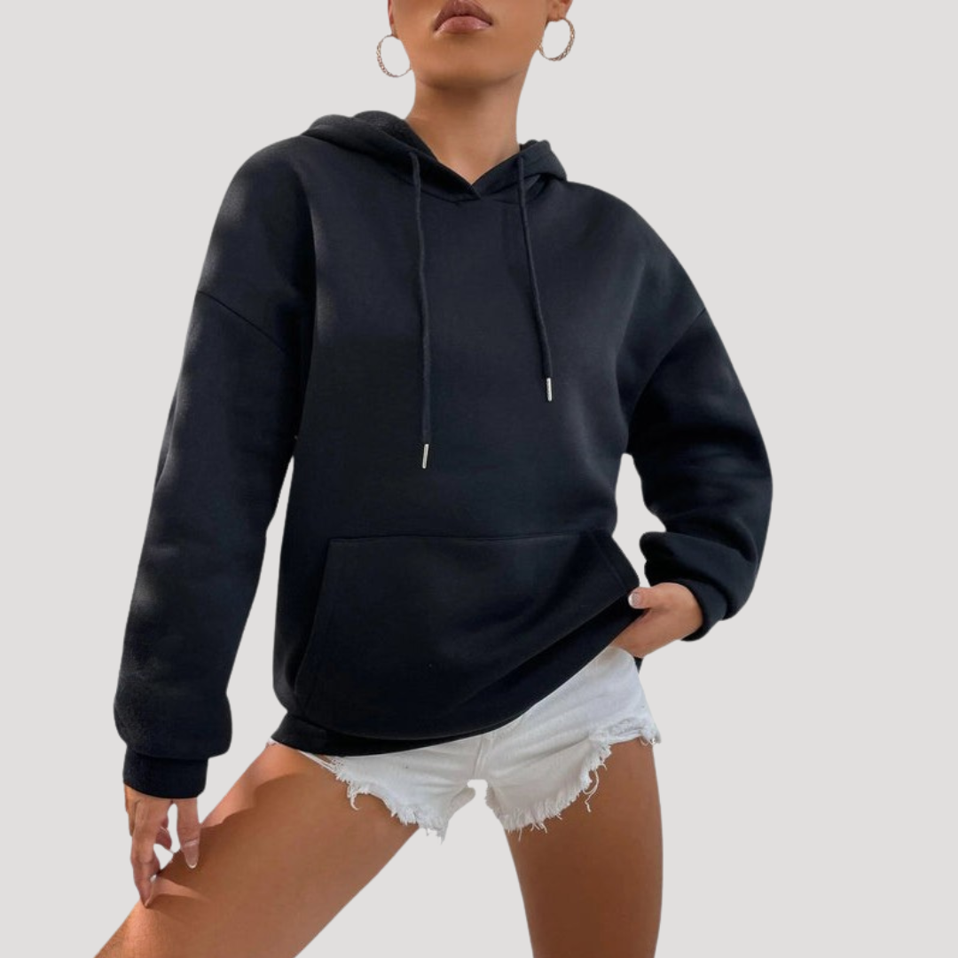 Sweat à Capuche Femme Décontracté Manches Longues