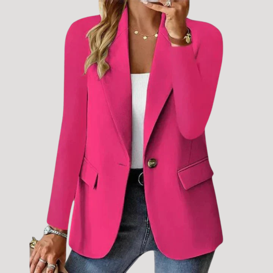 Veste de Costume Femme Chic Manches Longues