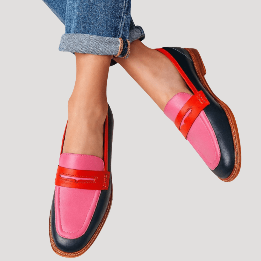 Mocassins casual chic colorés