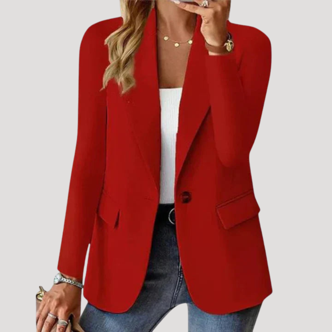 Veste de Costume Femme Chic Manches Longues