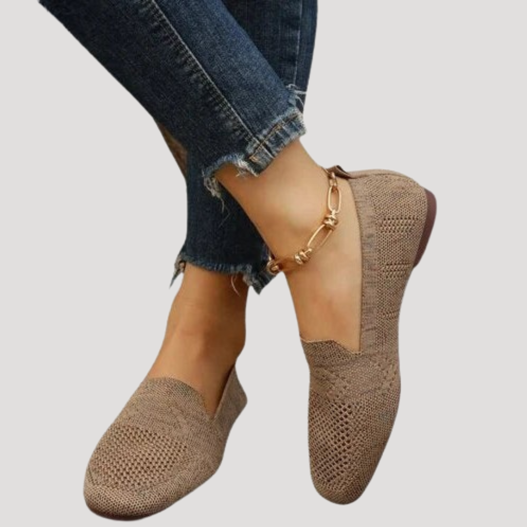 Mocassins respirants en maille stretch