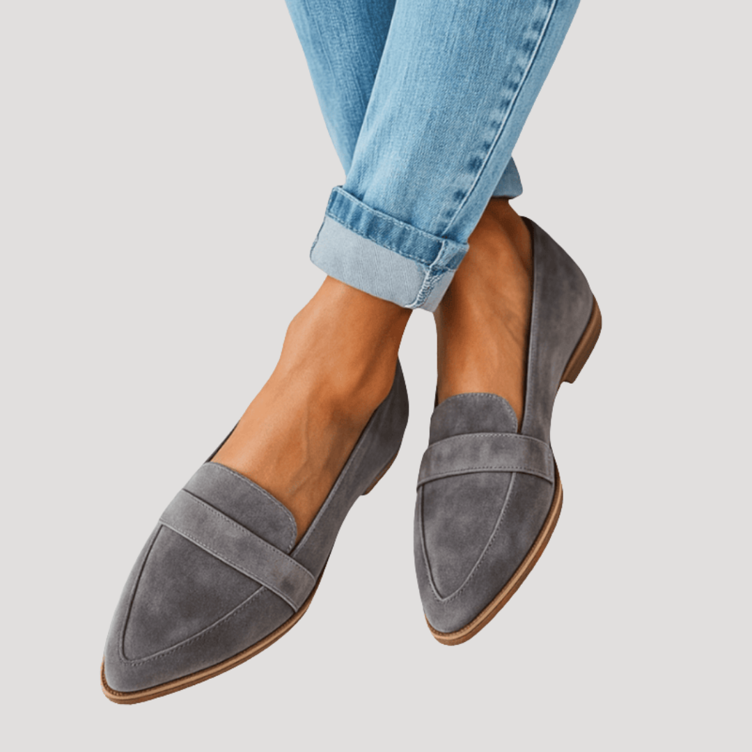 Mocassins femme en suédine confort légers et élégants