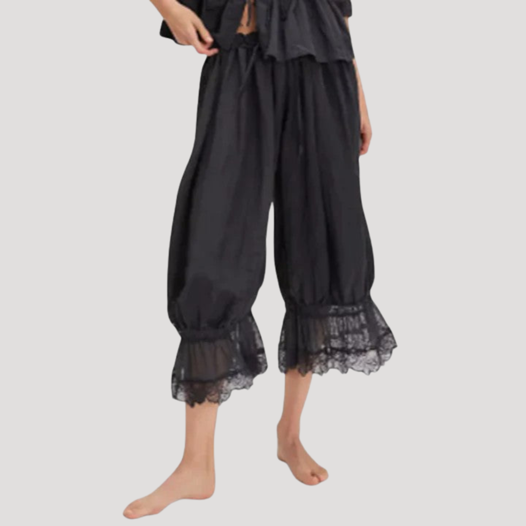 Pantalon Femme Jambes Larges Décontracté