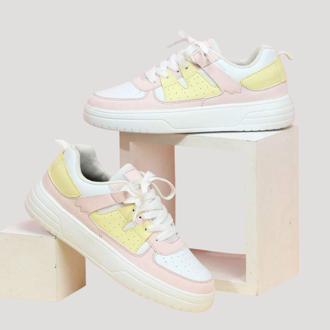 Baskets femme style urbain rétro