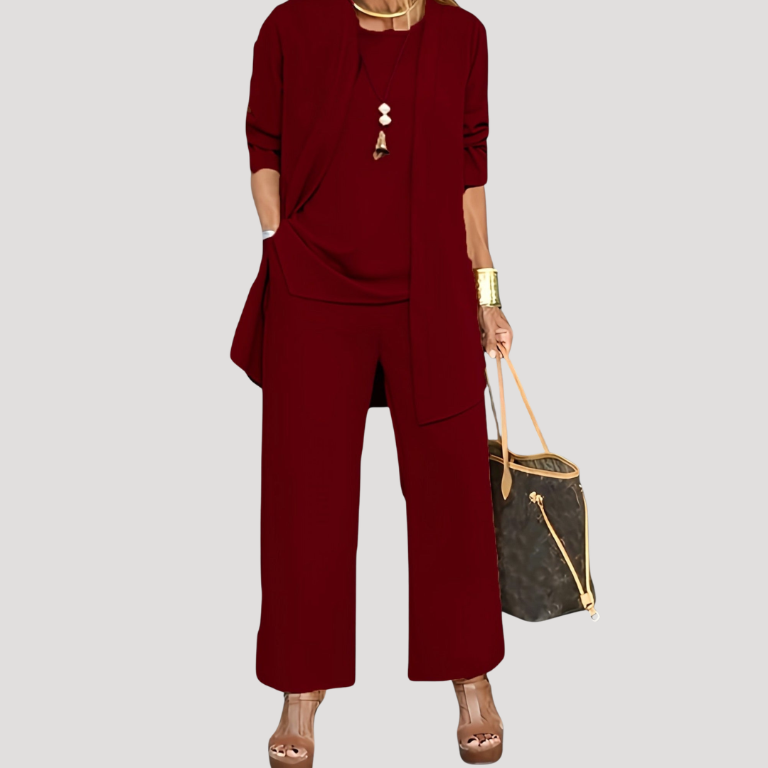 Tailleur Femme Décontracté Chemise et Pantalon