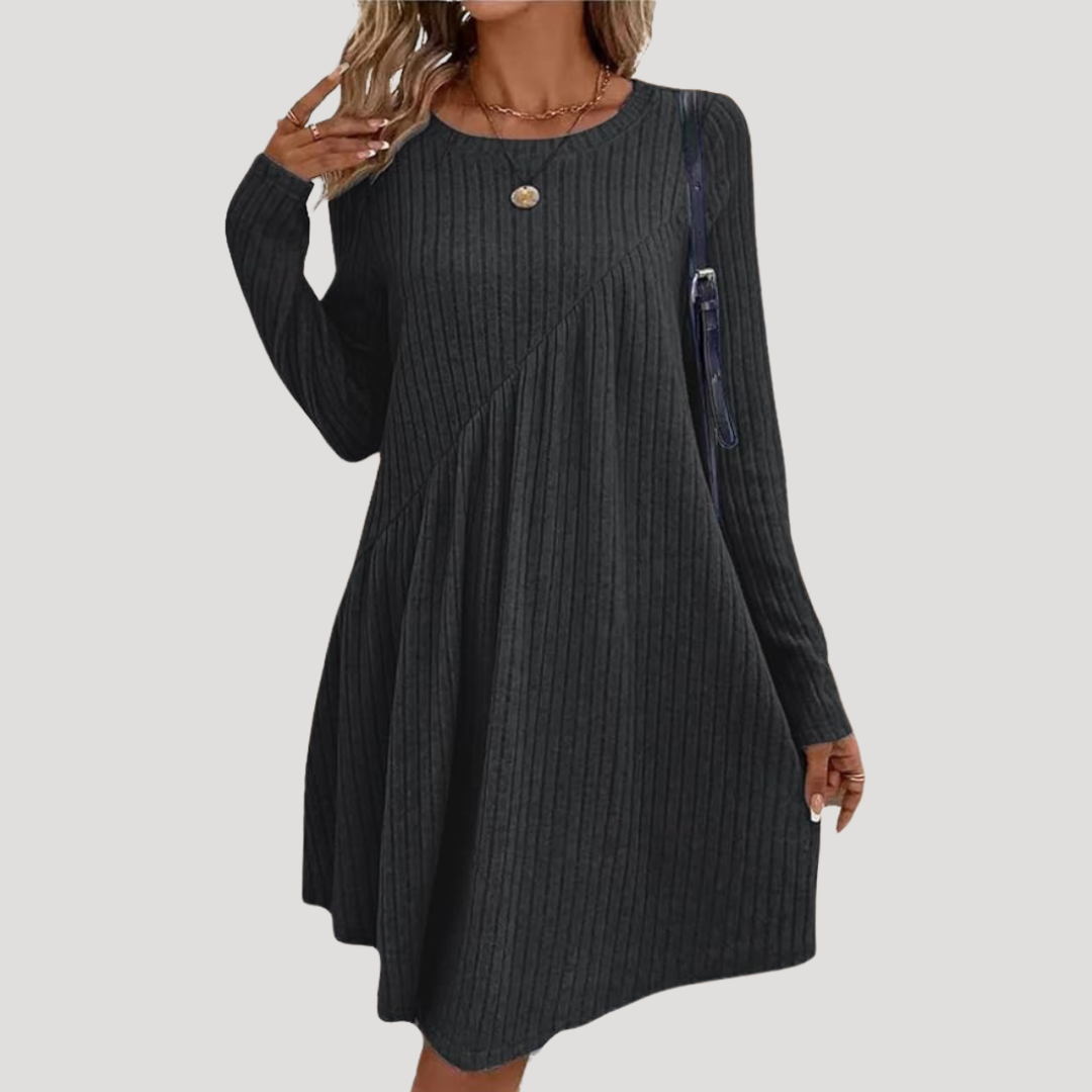 Robe Droite Femme Décontractée Longueur Genou
