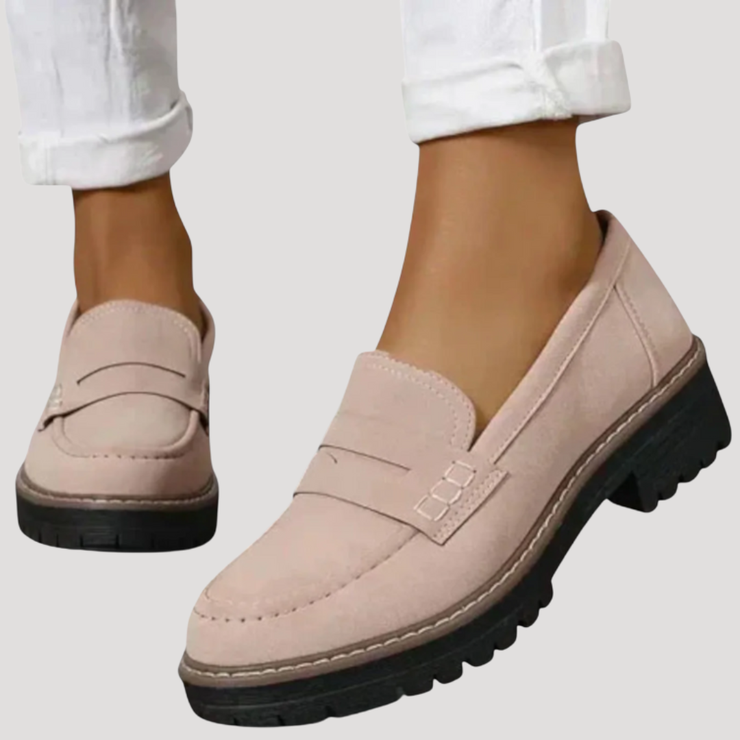 Mocassins confort femme semelle épaisse