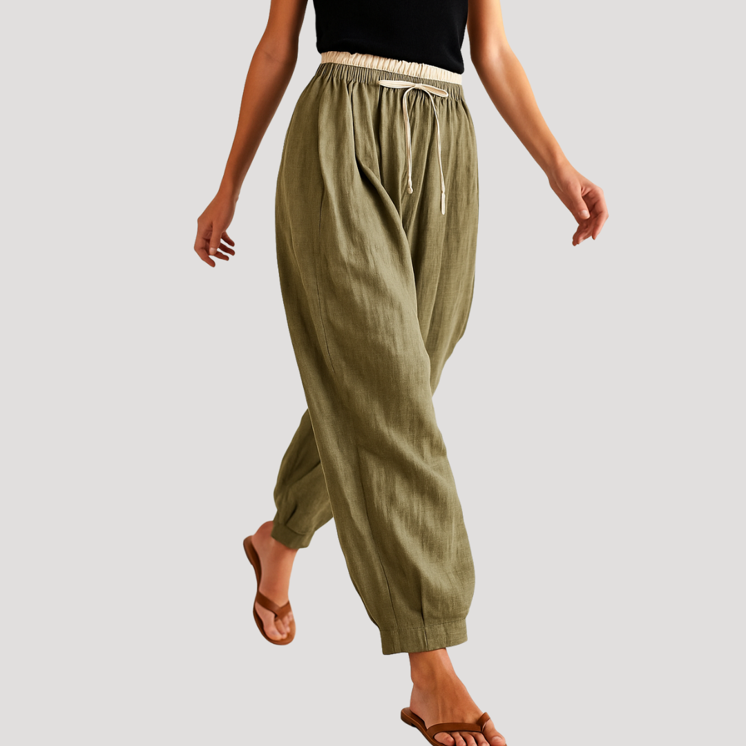 Pantalon femme fluide et léger pour l’été