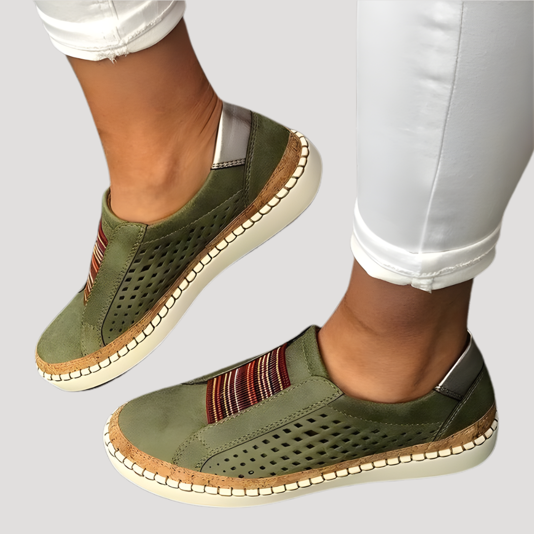 Chaussures d'été femme respirantes sans lacets