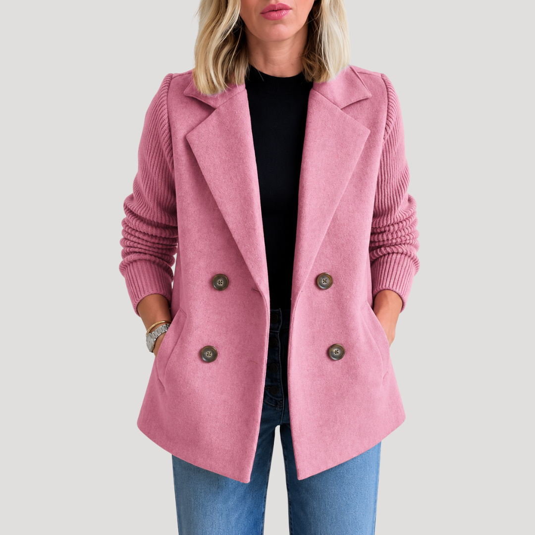 Blazer Croisé Femme Double Boutonnage Chic