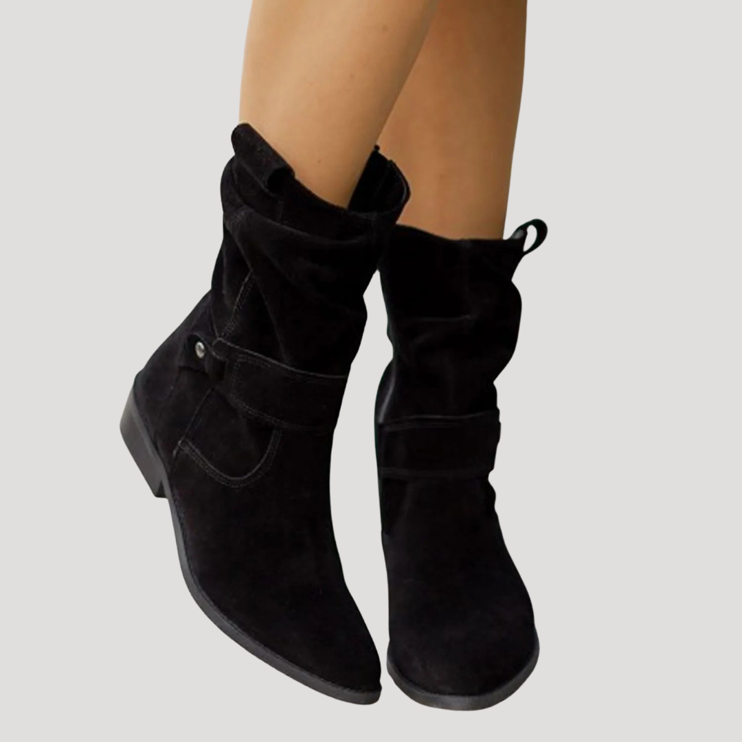 Bottines Western Femme à Boucle