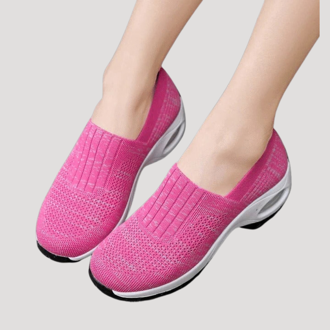 Sneakers confort femme faciles à enfiler
