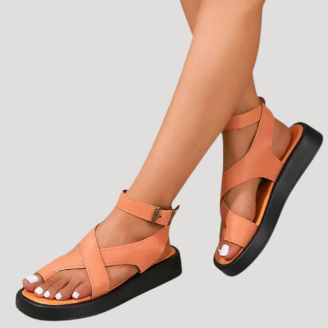 Sandales Femme Bout Ouvert Bride Cheville Élégantes