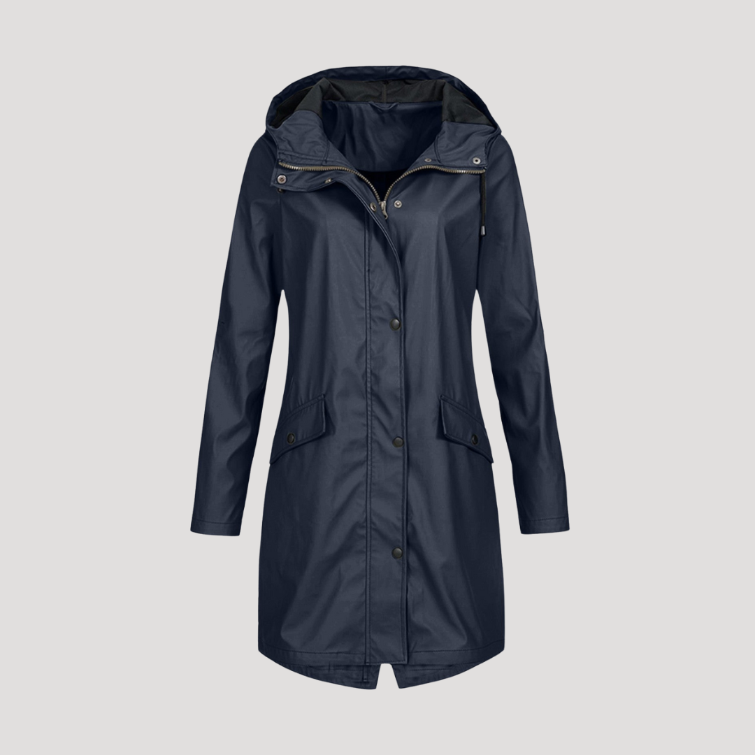 Manteau Femme Décontracté à Capuche et Poches