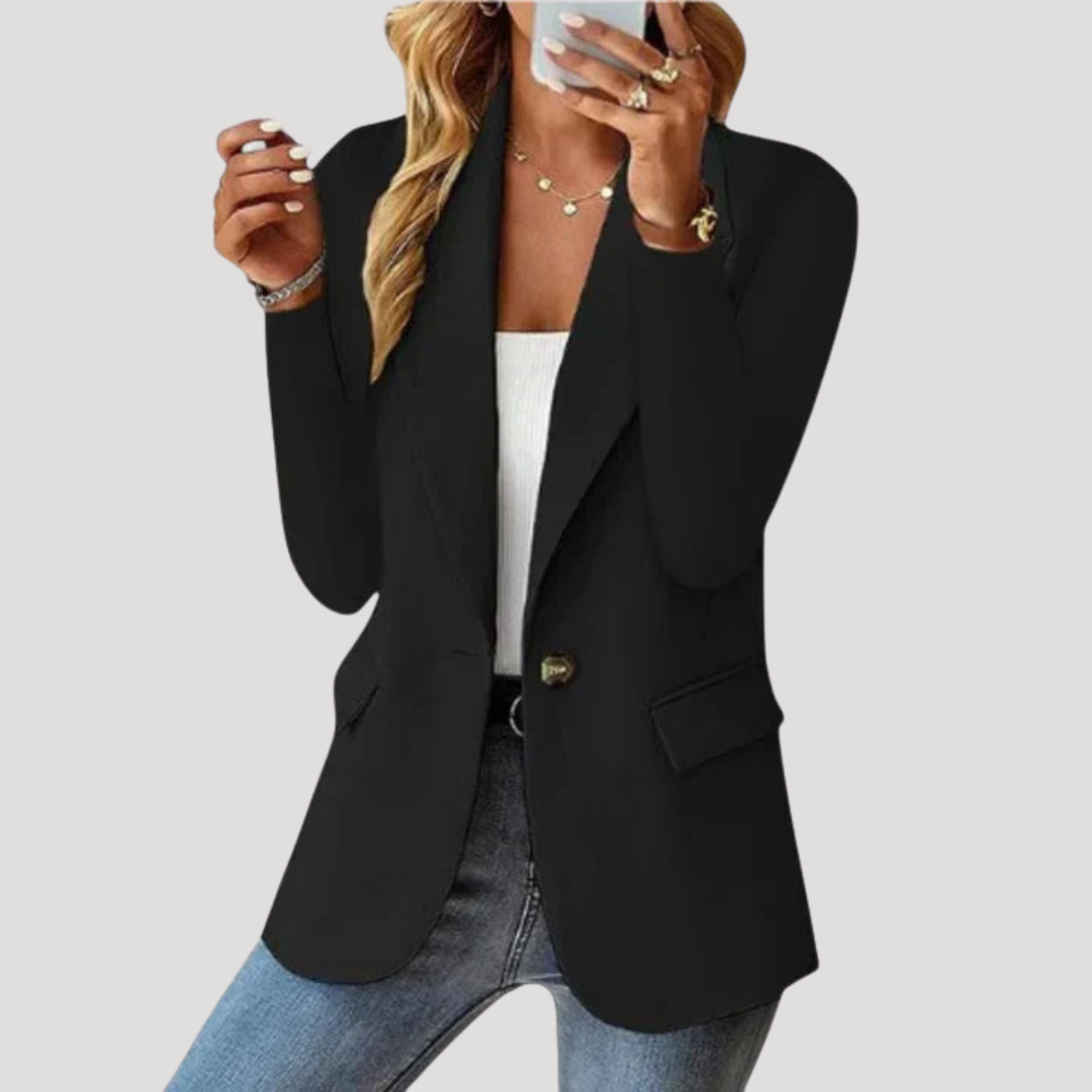Veste de Costume Femme Chic Manches Longues