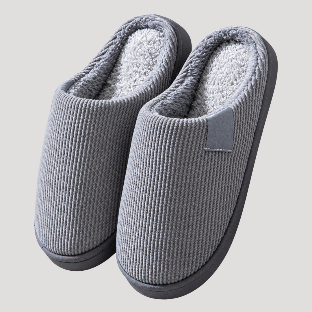 Chaussons d'Intérieur Femme Doublés en Peluche