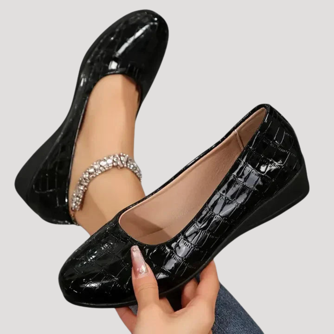 Ballerines chic à semelle compensée