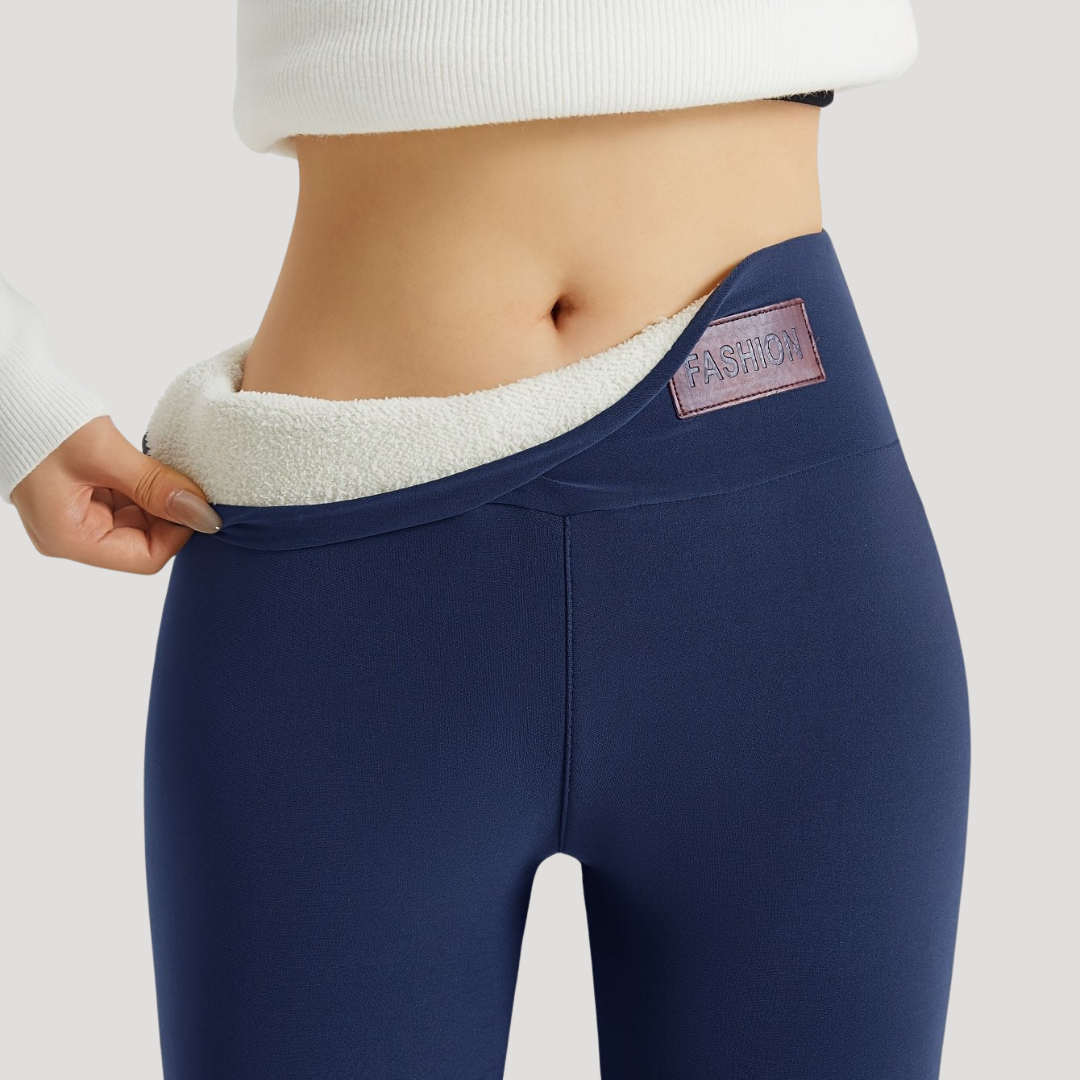 Legging femme taille haute thermique