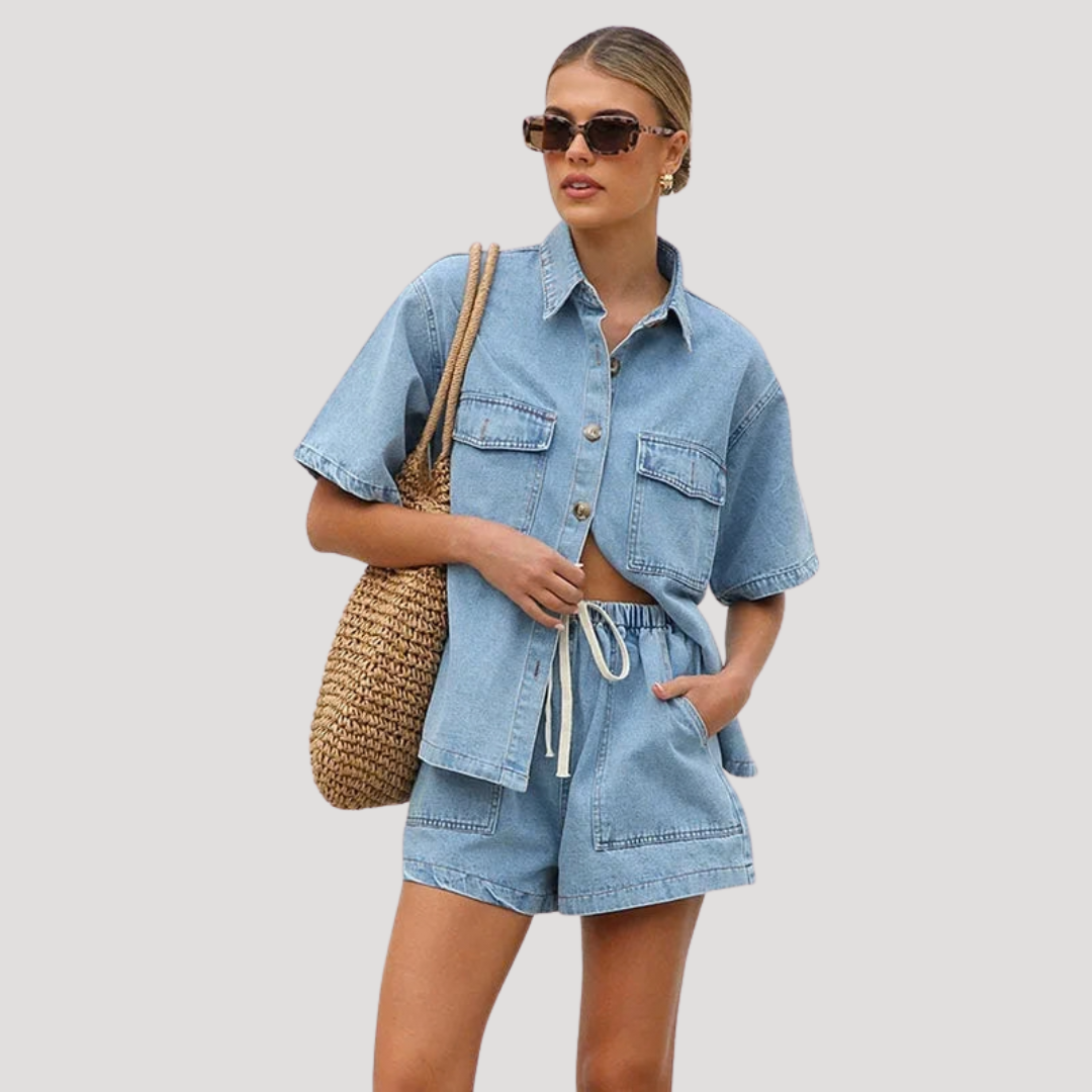 Ensemble Denim Femme Short Été