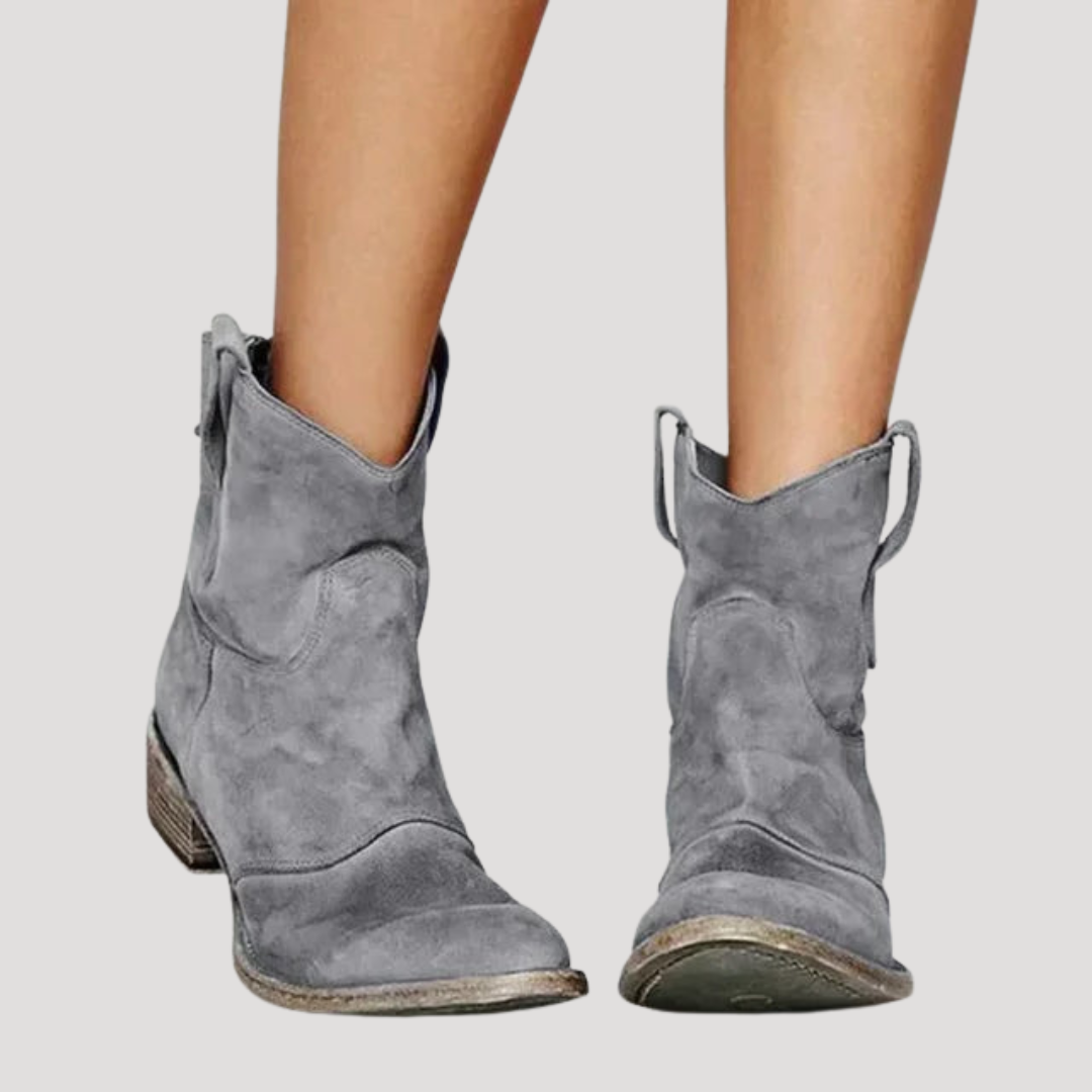 Bottines Femme à Enfiler Talon Bloc