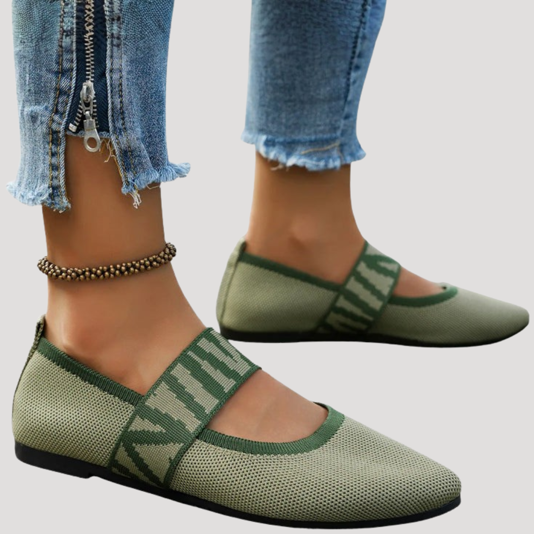 Ballerines femme maille respirante