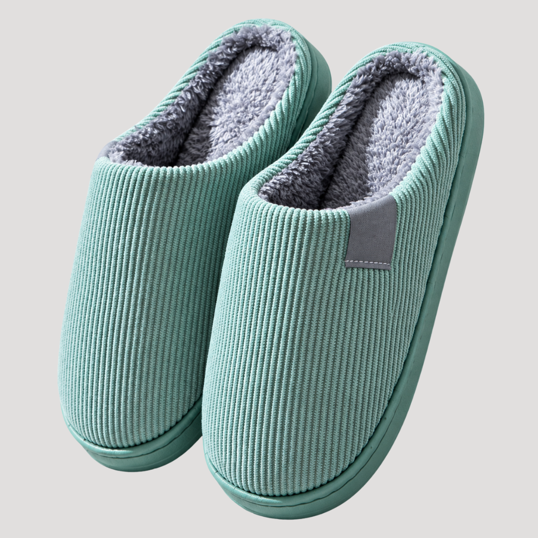 Chaussons d'Intérieur Femme Doublés en Peluche