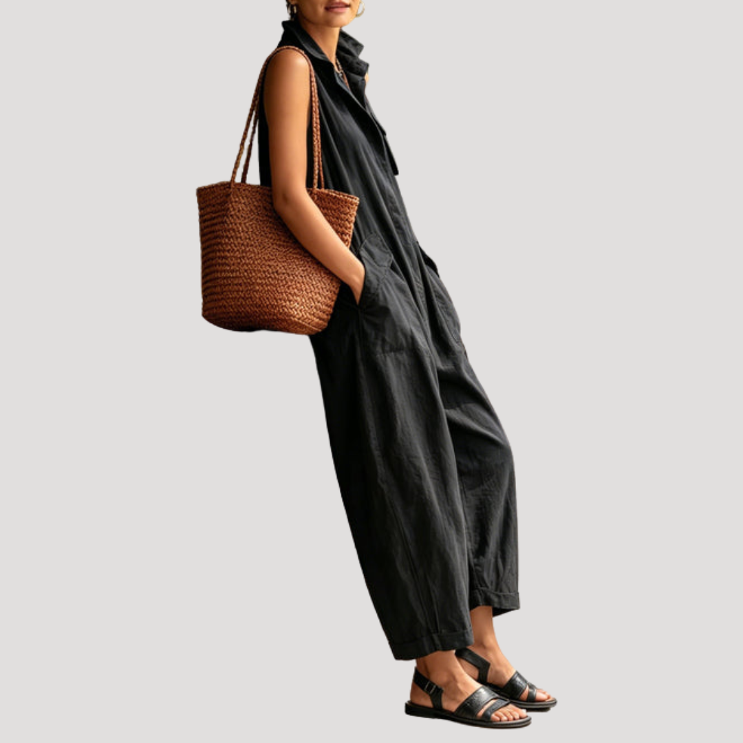 Combinaison Ample Sans Manches Femme