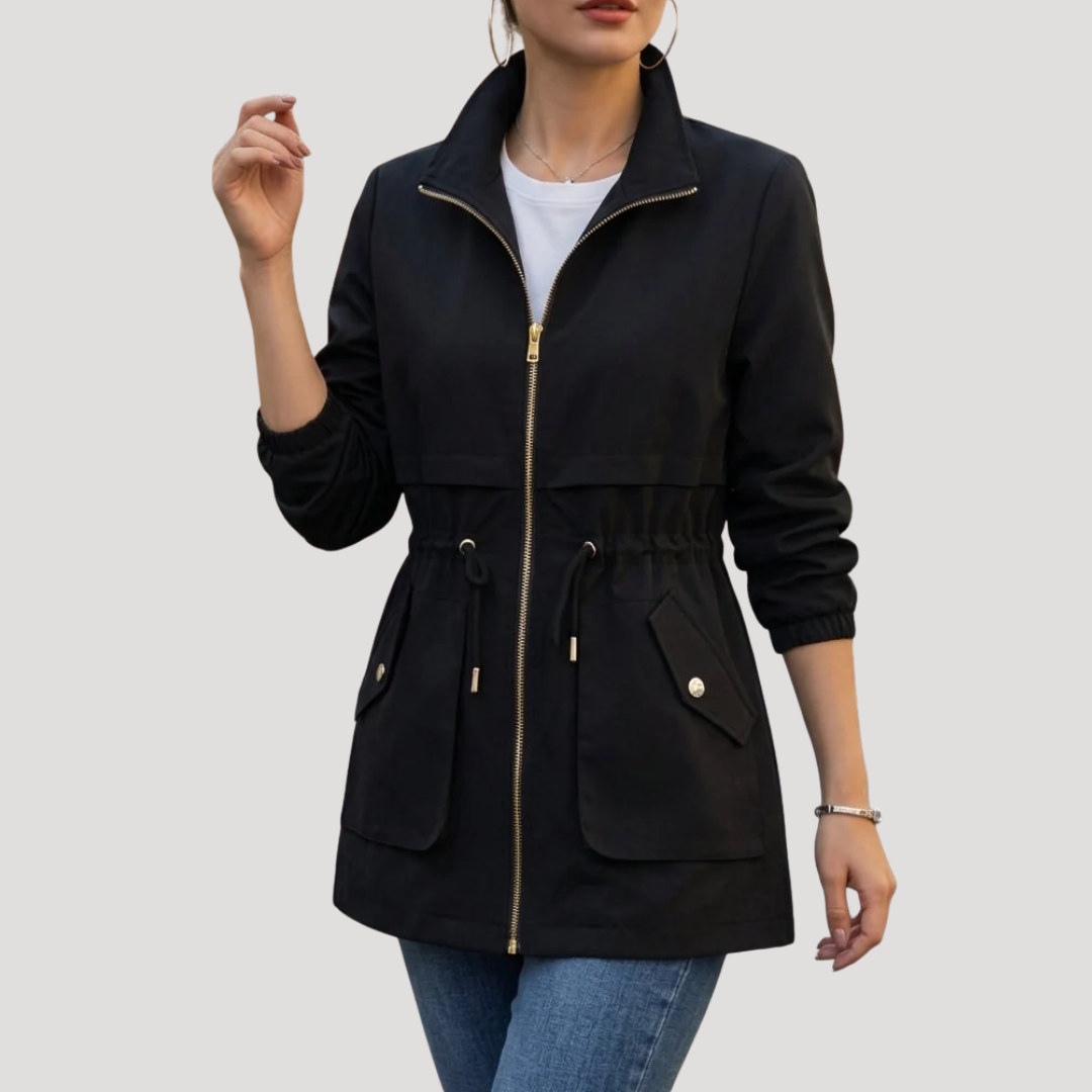 Veste utilitaire femme à taille ajustable