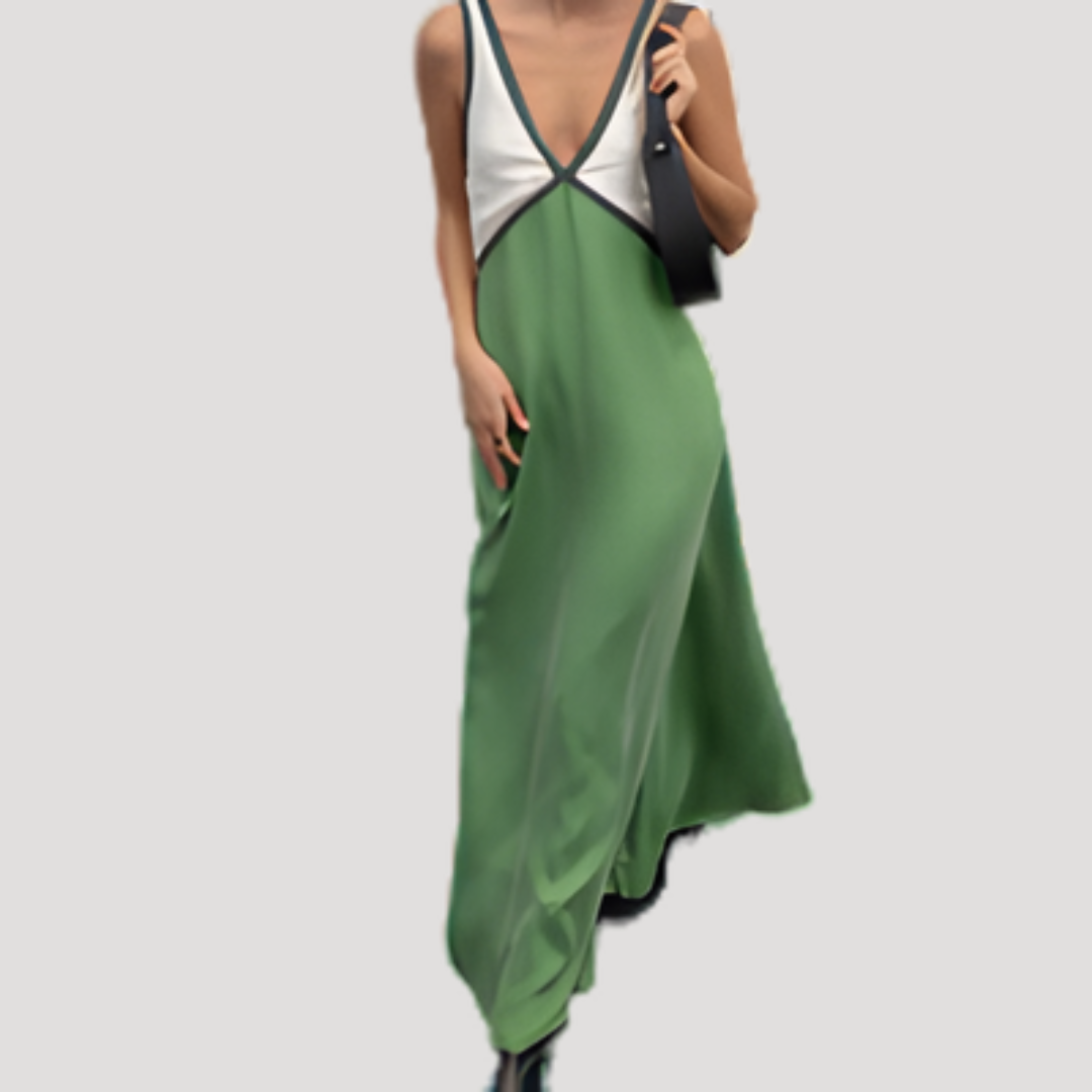 Robe longue fluide ample élégante