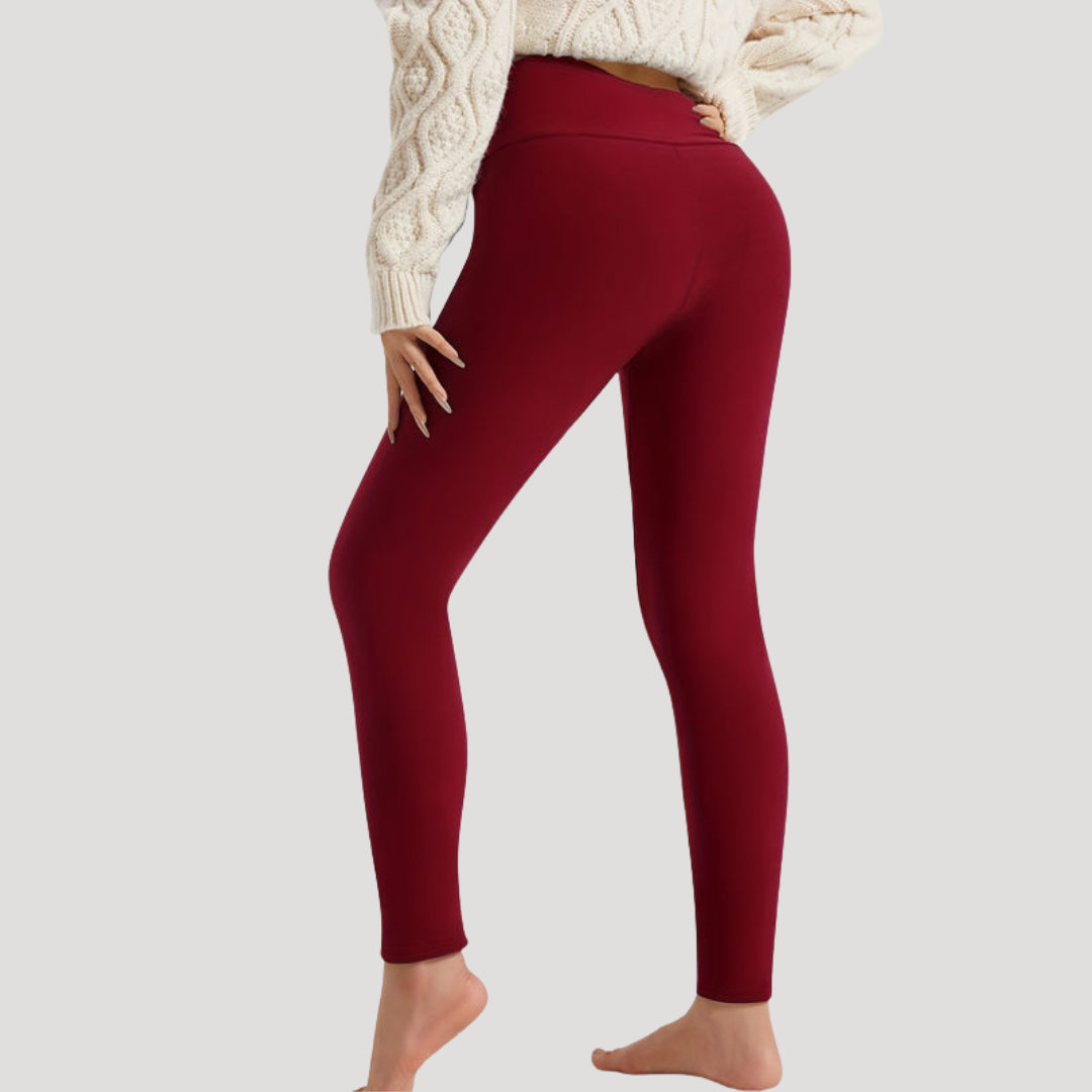 Legging femme taille haute thermique
