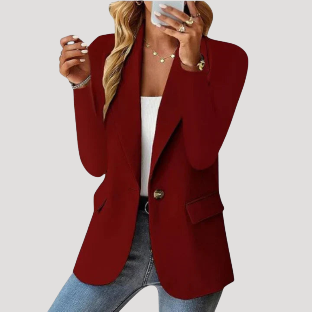Veste de Costume Femme Chic Manches Longues