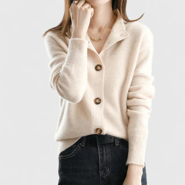 Pull Femme Décontracté Col V Manches Longues