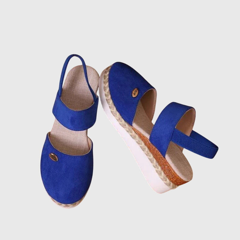 Sandales Femme Bout Fermé Bride Cheville Décontractées