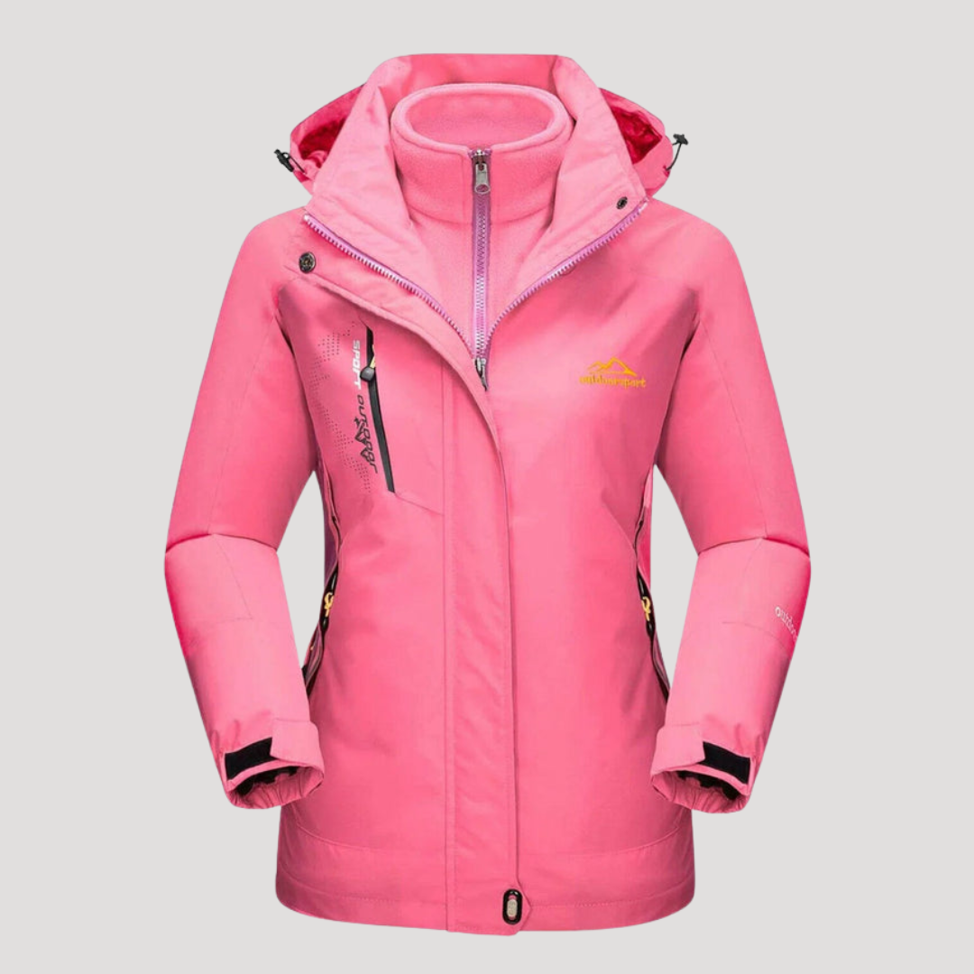 Veste Outdoor Femme à Capuche Zippée