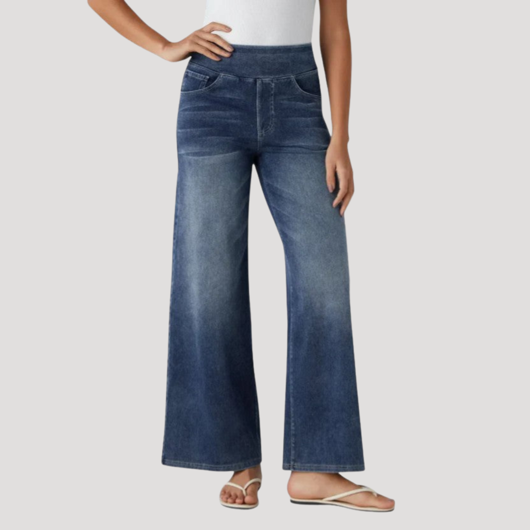 Jean Femme Coupe Large Élégante