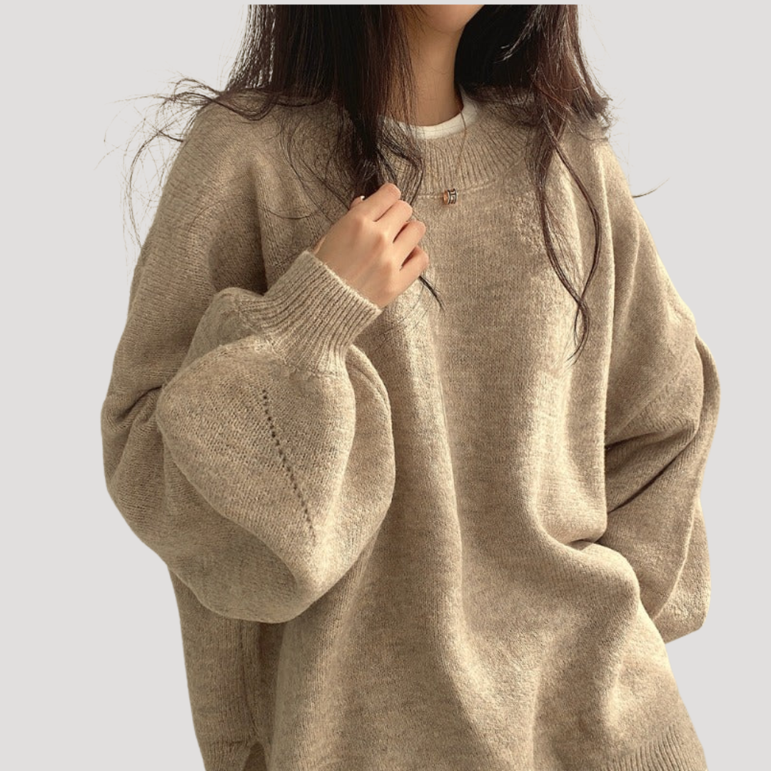Pull Oversize Femme Manches Ballon