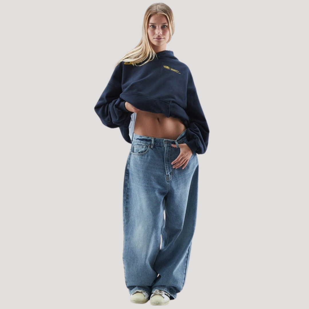 Sweat à Capuche Femme Oversize Imprimé Décontracté
