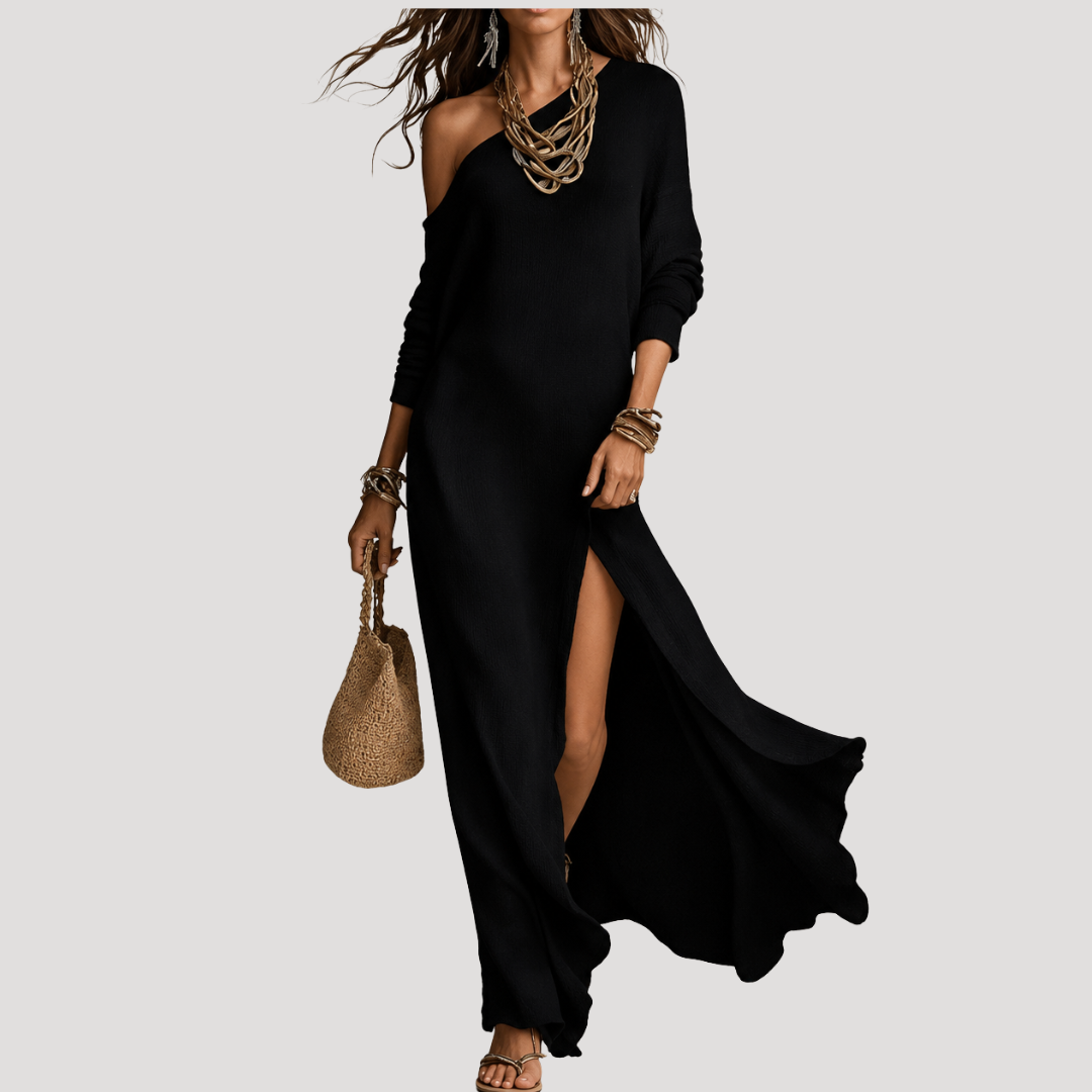 Robe Longue Une Épaule Femme