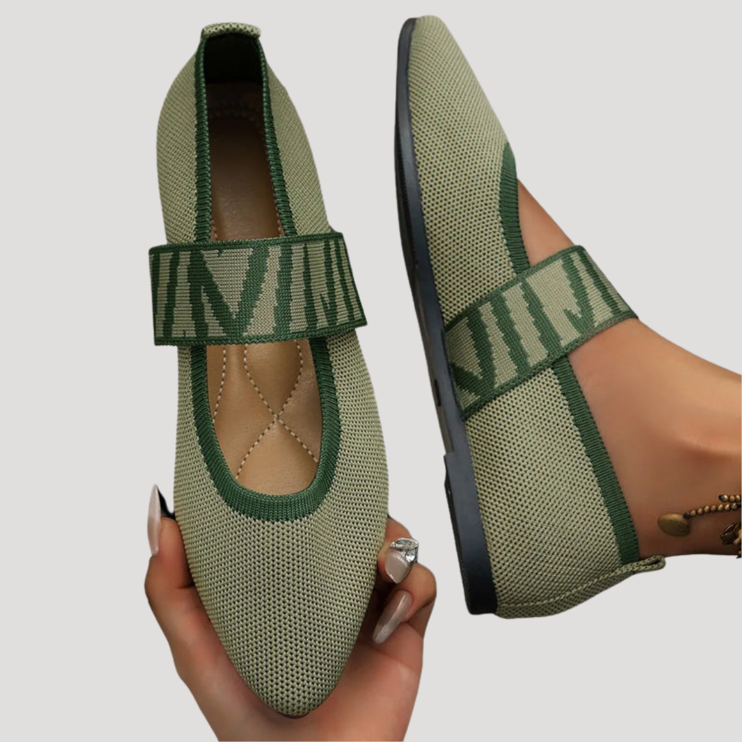 Ballerines femme maille respirante