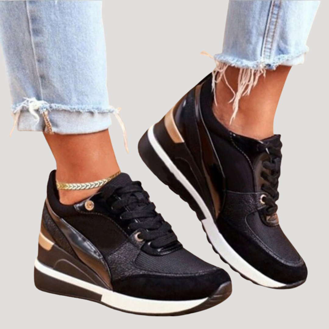 Baskets compensées femme confortables et élégantes