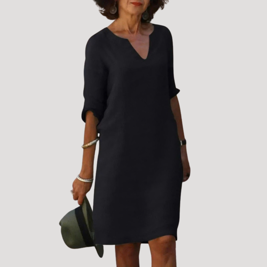 Robe midi femme décontractée chic