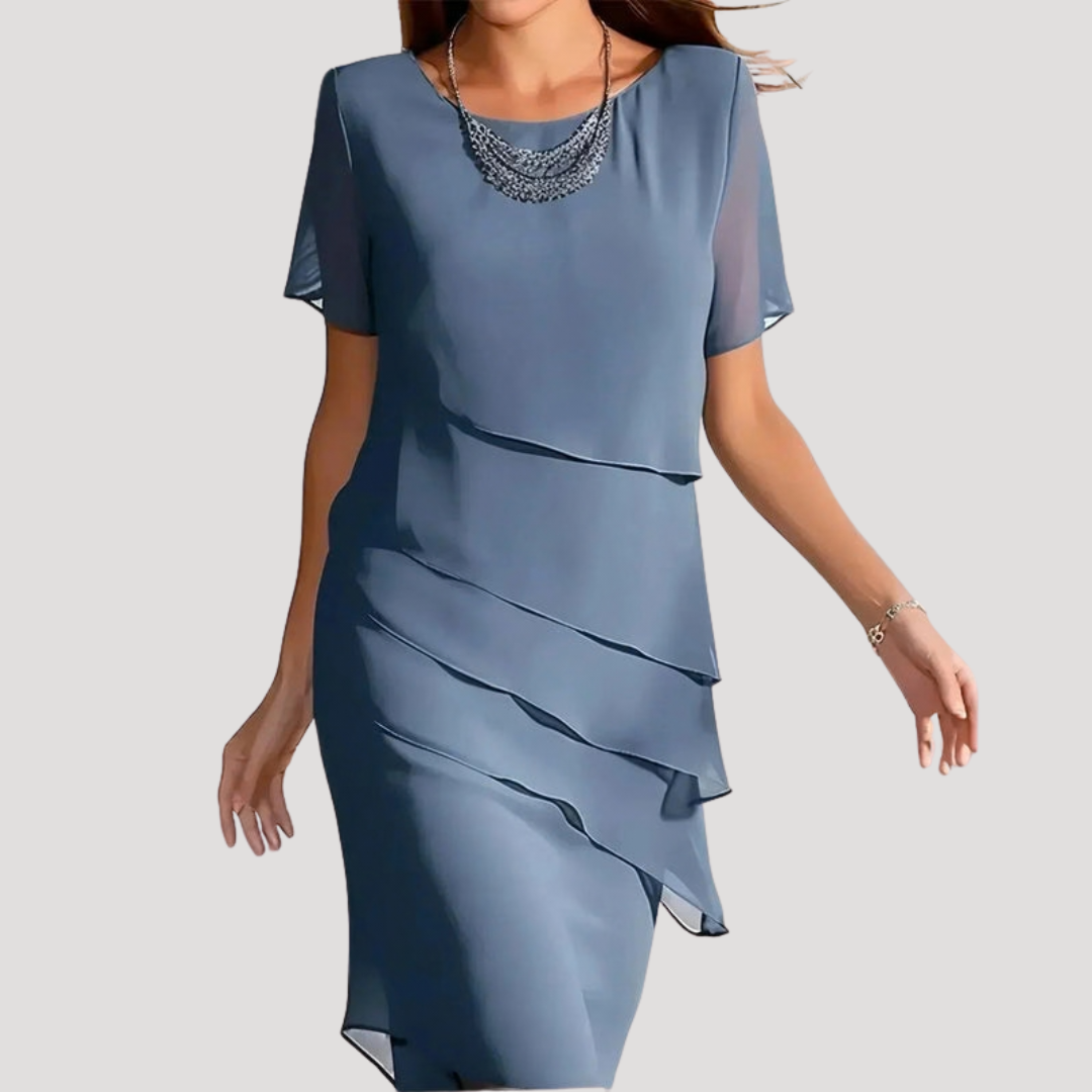 Robe midi femme fluide élégante
