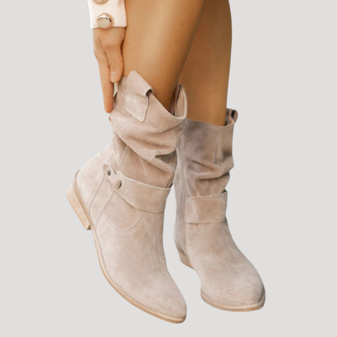 Bottines Western Femme à Boucle