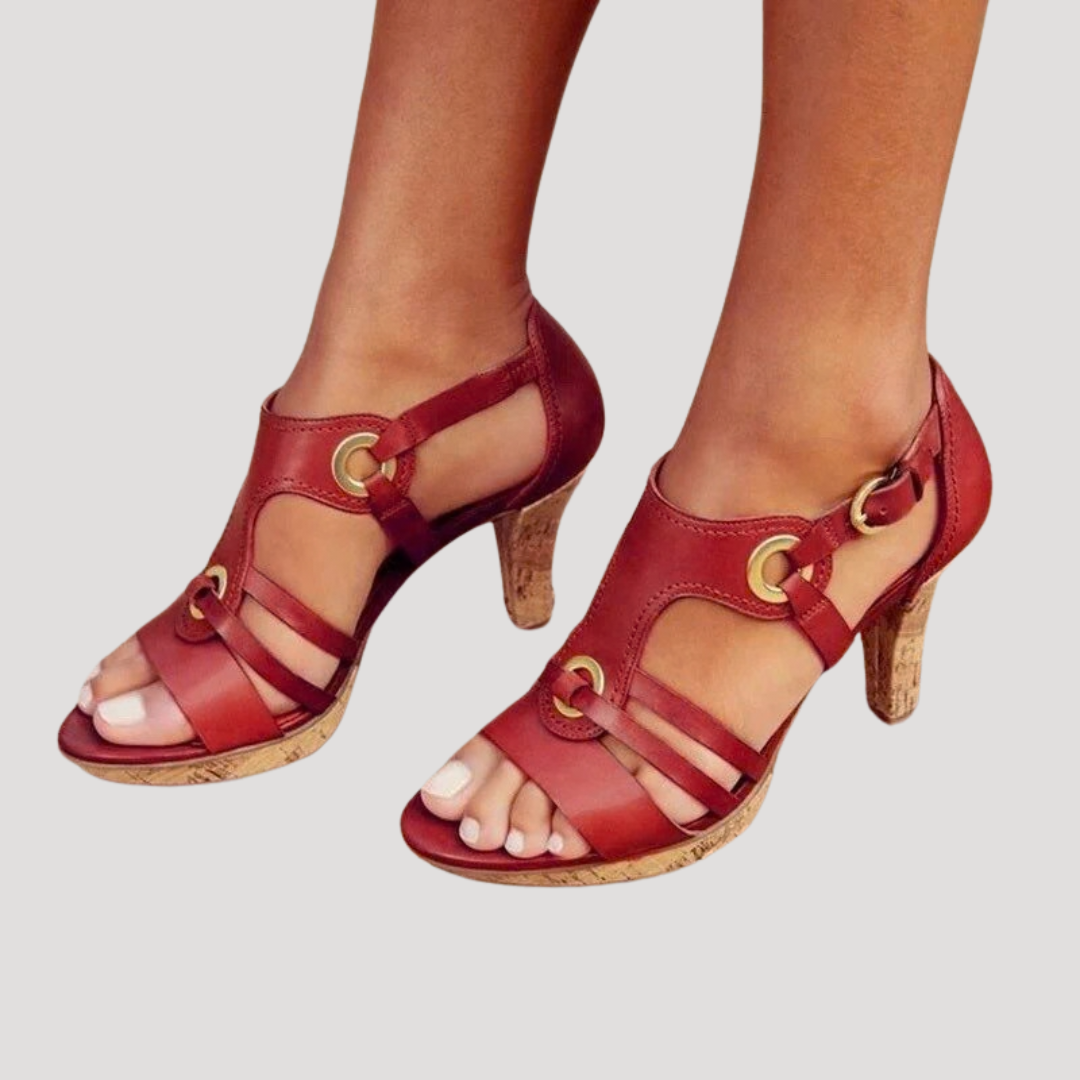 Sandales à talon femme d'été